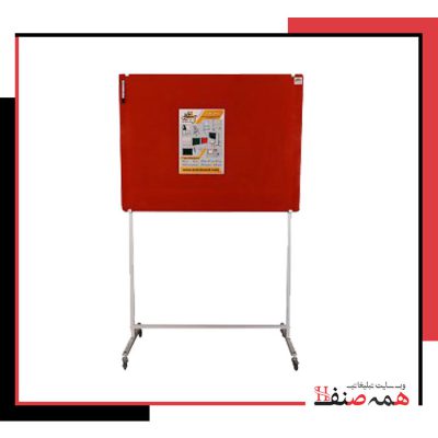 تخته وایت برد شیشه ای با پایه سایز 120×90